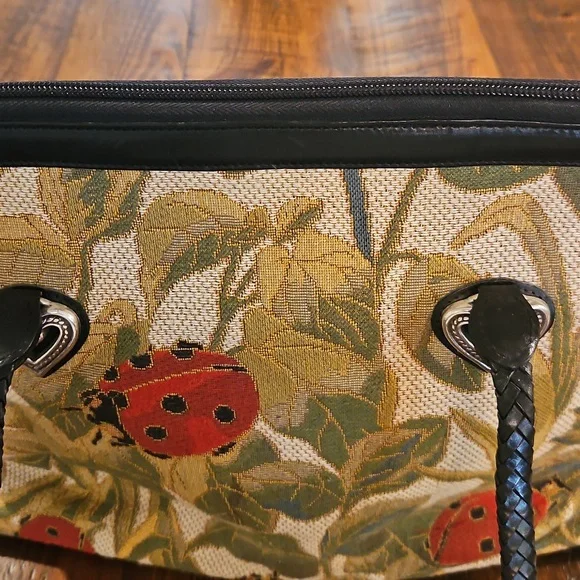 BRIGHTON LADYBUG ALYSSA TAPERSTY BAG. NEVER USED. - Picture 14 of 16